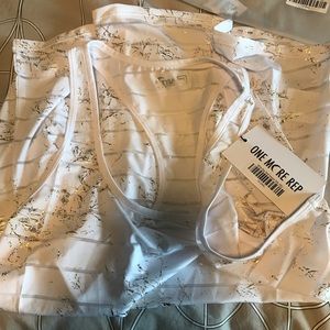 Zyia White Stay Gold Havana Tank, Size XXL, NWTB